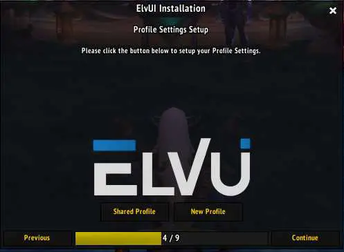 ElvUI installation screen 4