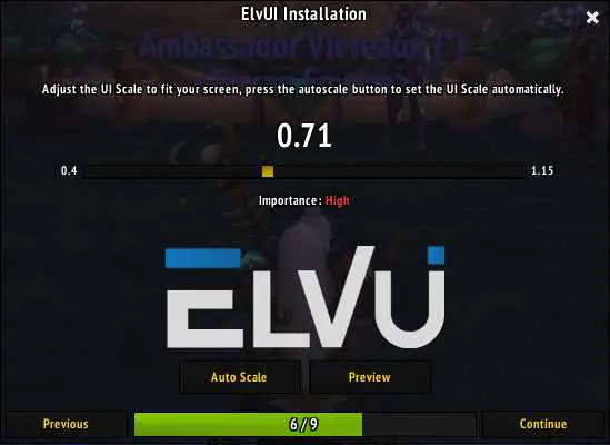 ElvUI installation screen 6
