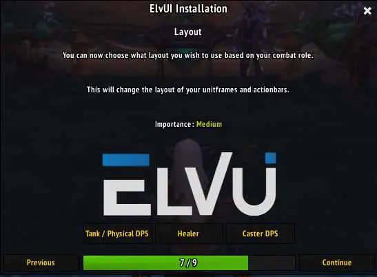ElvUI installation screen 7