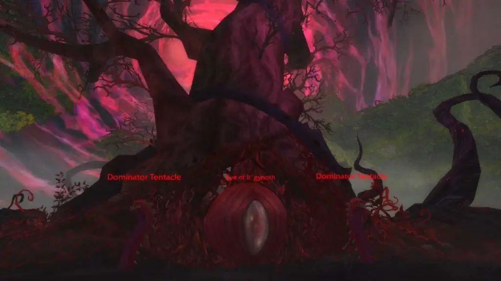 Eye of Il'gynoth in Emerald Nightmare raid from Legion