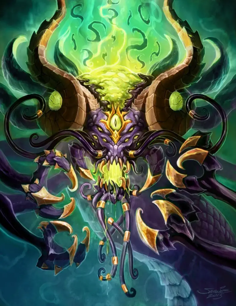 Y'Shaarj from Blizzard Entertainment Hearthstone artwork