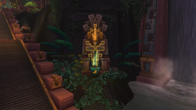 Image of Pa'Ku's loa shrine