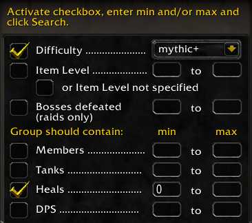 wow group finder addon