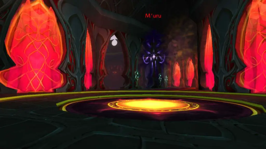 Screenshot of M'uru in Sunwell Plateau raid