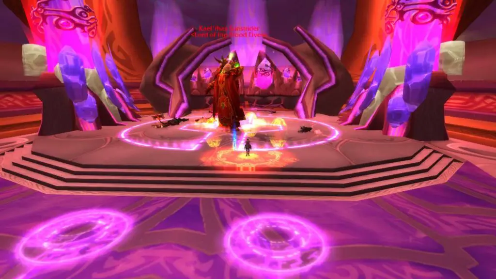 Screenshot of Kael'thas in Tempest Keep raid