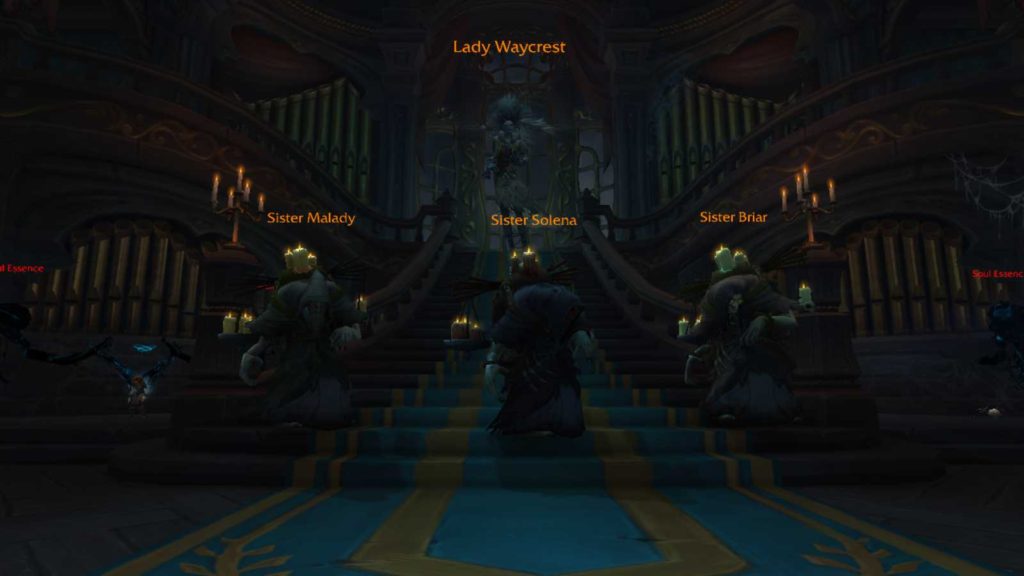 Lobby of Waycrest Manor dungeon in Drustvar