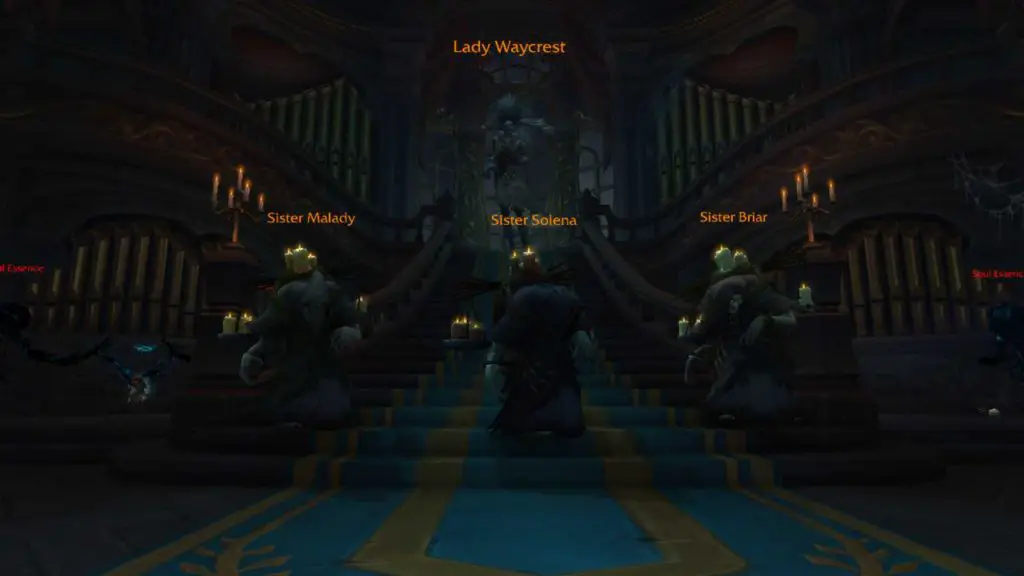 Lobby of Waycrest Manor dungeon in Drustvar