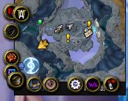 Screenshot of cluttered minimap in World of Warcraft