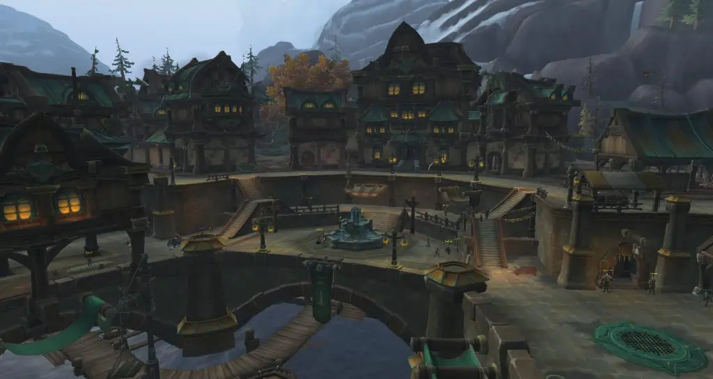 Boralus Harbor in World of Warcraft