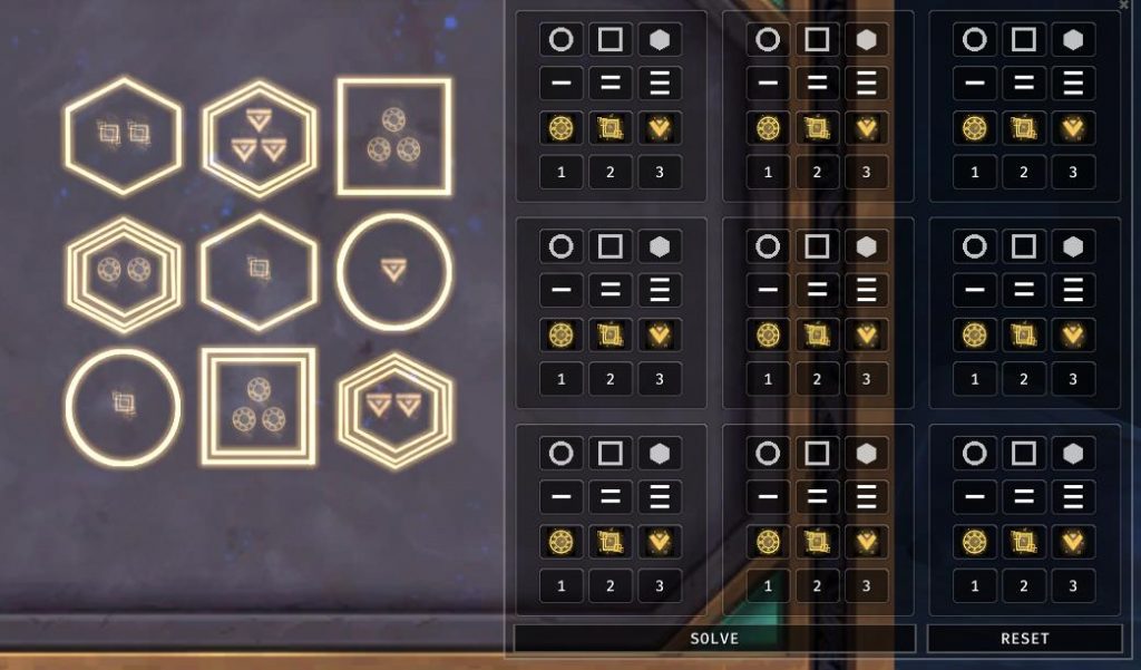 Fugueal Protolock and Zereth Mortis Puzzle Helper addon window