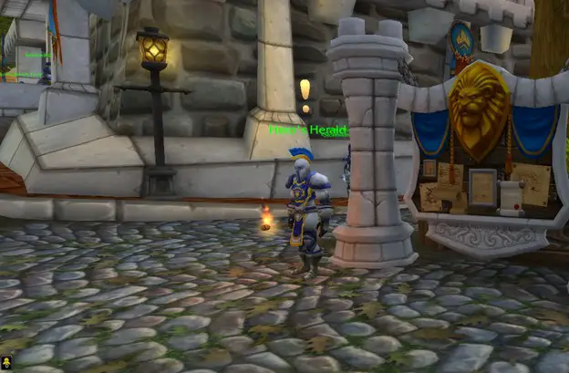 Hero's Herald in Stormwind - World of Warcraft