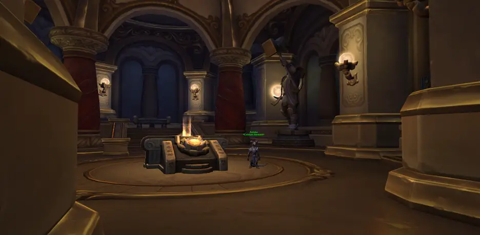 Screenshot of the revival catalyst in World of Warcraft Dragonflight